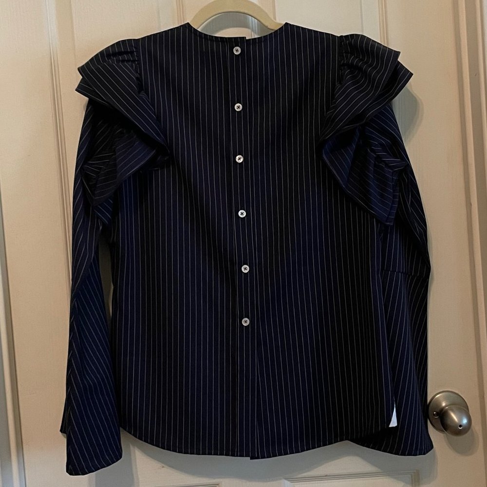 Double R Brand Custom Ruffled Suiting Top - Picture 4 of 4
